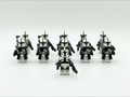 Star Wars Phase 1 41st Scout Commander Gree Clone Troopers ARC Minifigures Set