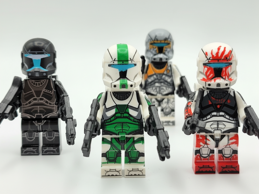 Star Wars Clone Commandos Custom 8 Minifigures Set