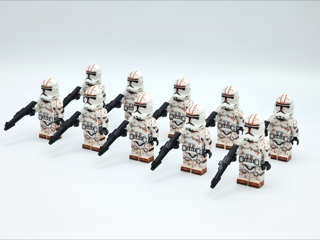 Star Wars Phase 2 Desert Clone Troopers Custom Minifigures Set