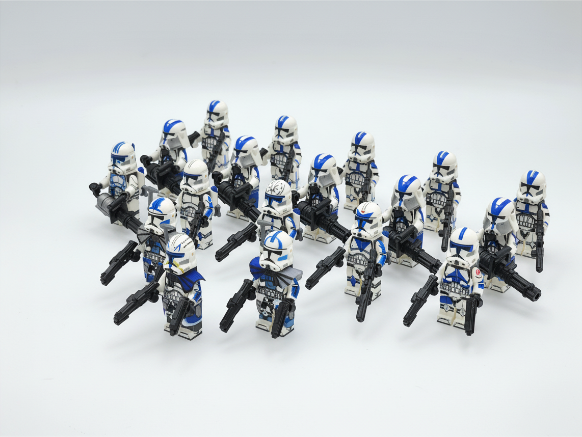 Star Wars 501st Custom Legion Army Minifigures Set x18