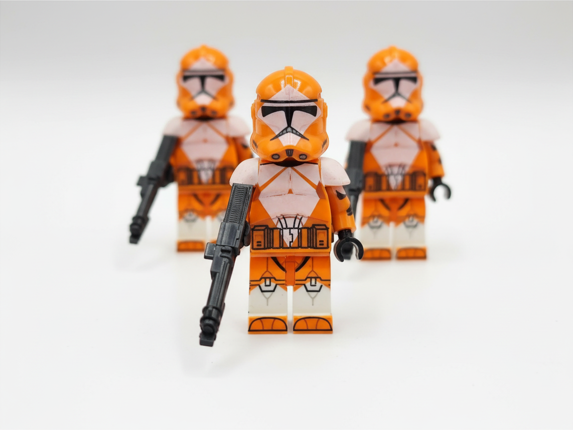 Star Wars Phase 2 Bomb Squad Clone Troopers Custom Minifigures Set