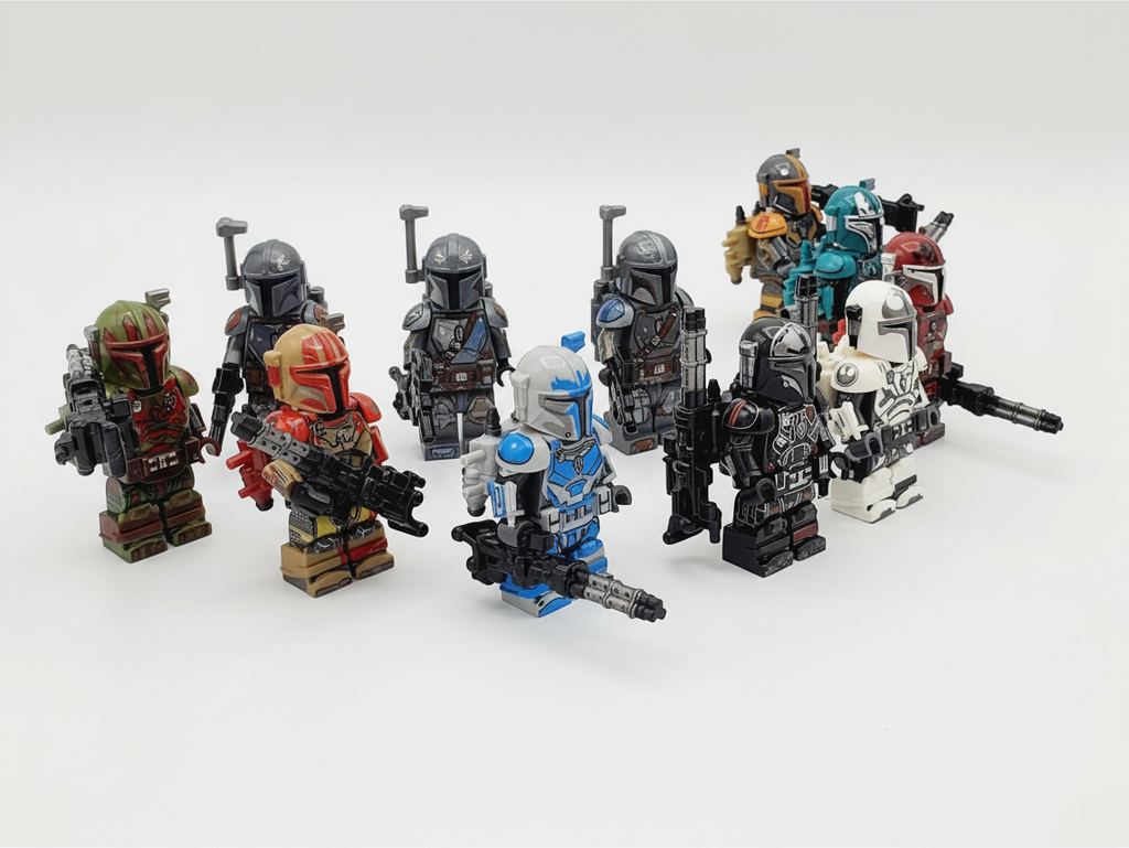 Star Wars Heavy Mandalorians Custom 8 Minifigures Set