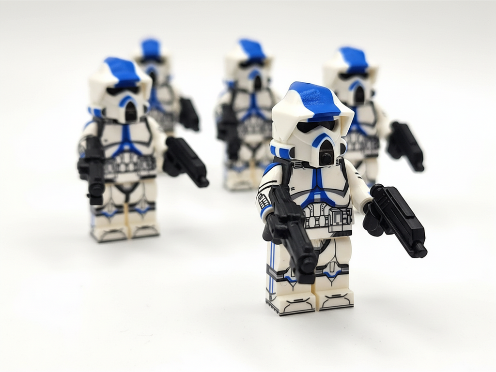 Star Wars 501st ARF Clone Troopers Custom Minifigures Set