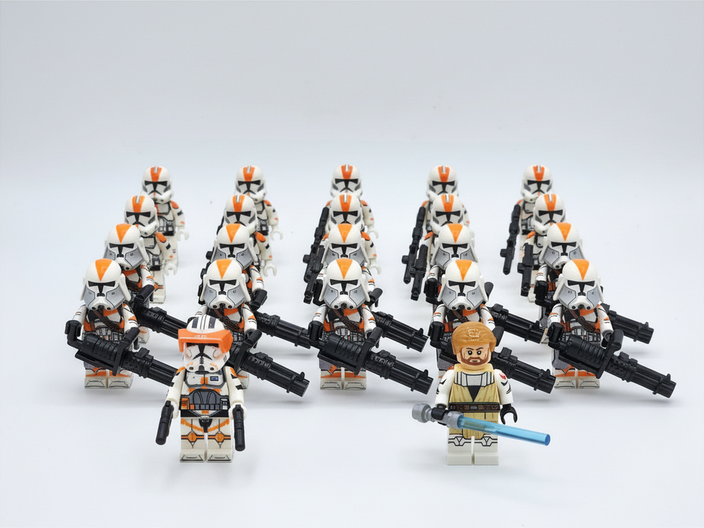 Star Wars 212th Obi Wan Commander Cody Heavy Clone Troopers Army Set 22pcs Minifigures Set