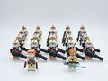 Star Wars 212th Obi Wan Commander Cody Heavy Clone Troopers Army Set 22pcs Minifigures Set