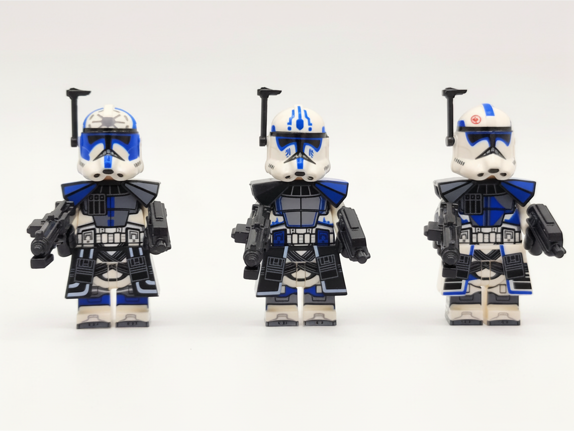 Star Wars Phase 1.5 Captain Fordo with 501st ARC Troopers Custom 9 Minifigures Sets