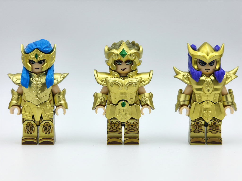 Saint Seiya Gold Saints Custom Anime Minifigures 6pcs Set 1
