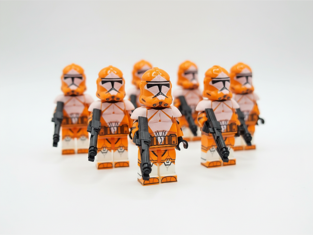 Star Wars Phase 2 Bomb Squad Clone Troopers Custom Minifigures Set