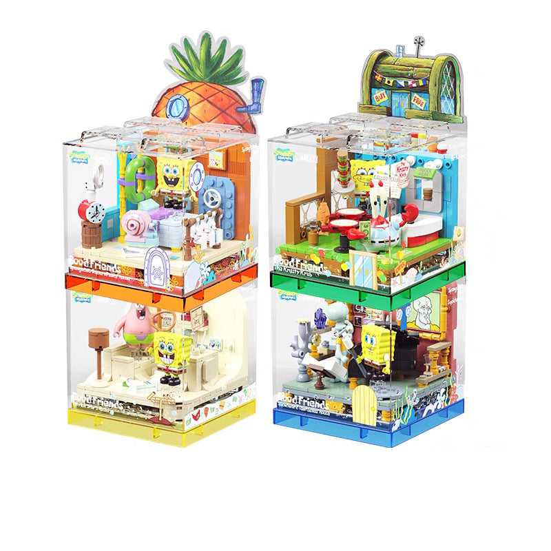Spongebob Squarepant Building Block Diorama Sets