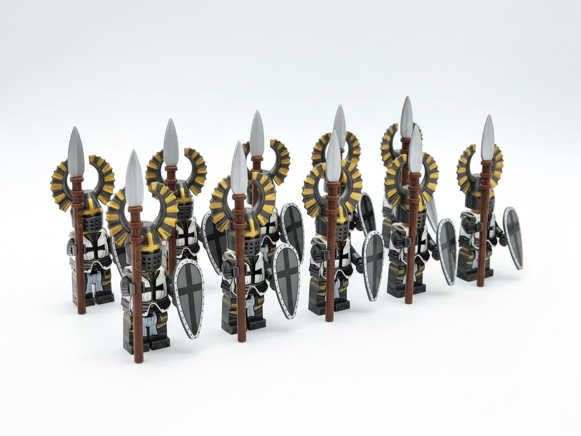 Teutonic Knights Heavy Spears 10pcs Set XH