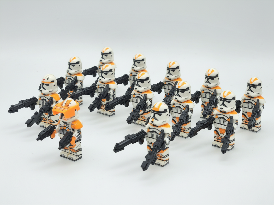 Star Wars Commander Cody Waxer and Boil 212th Attack Battalion Custom Armored Clone Troopers Set