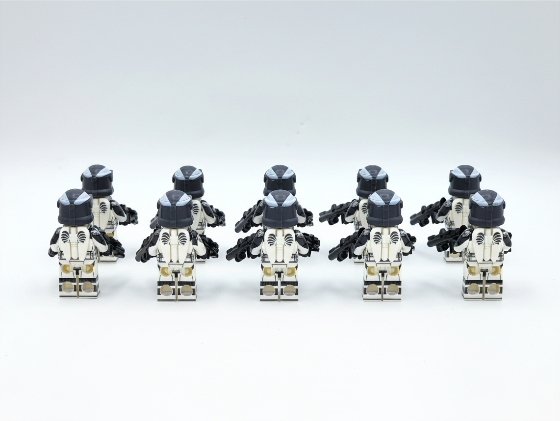 Star Wars 104th Wolfpack AT-RT Clone Trooper Drivers Custom Minifigures Set WM