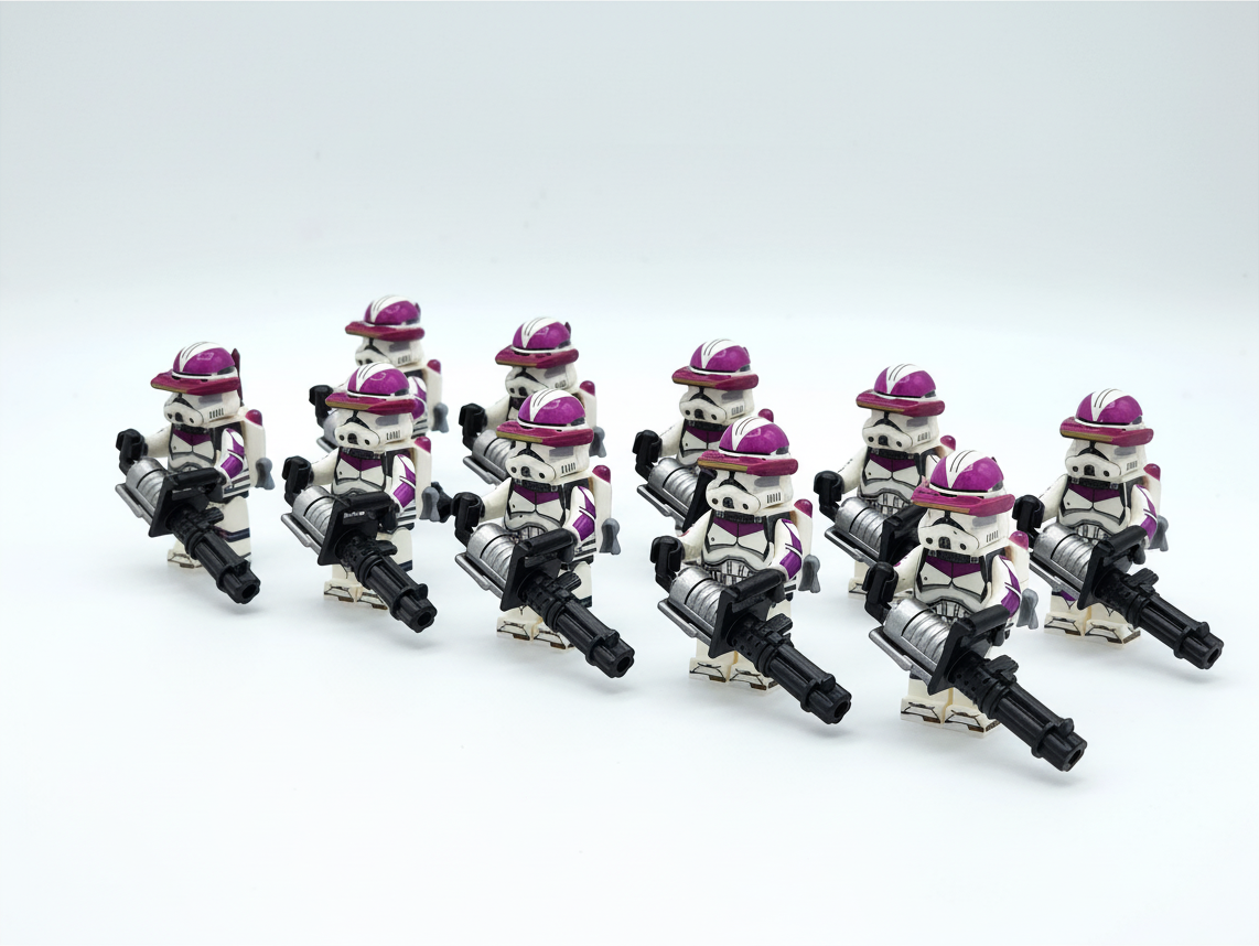 Star Wars 21st Nova Corps Clone Trooper Gunners Custom Minifigures Set WM