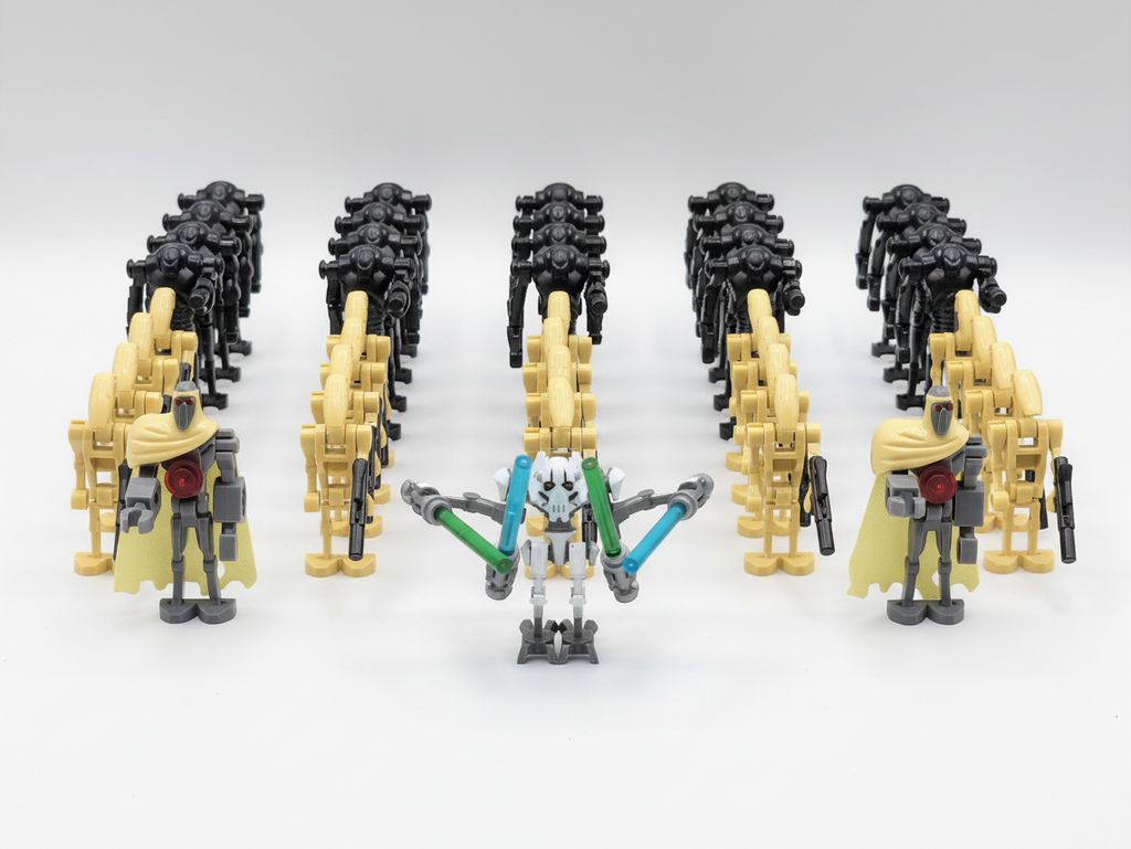 Star Wars General Grievous Battle Droid + Super Battle Droids 43 Minifigures Set