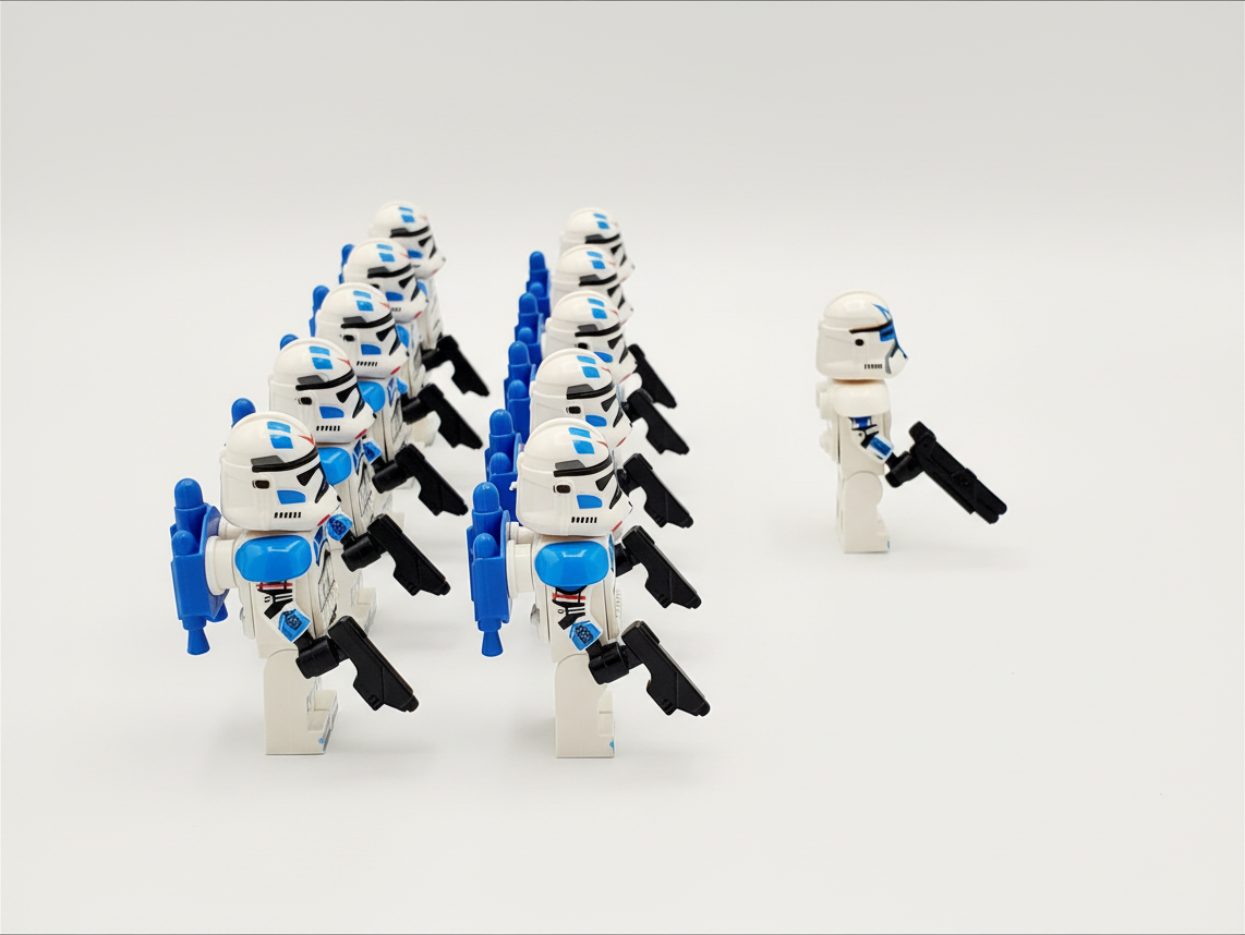 Star Wars Captain Rex 501st Jet Troopers Army 11 Minifigures Set