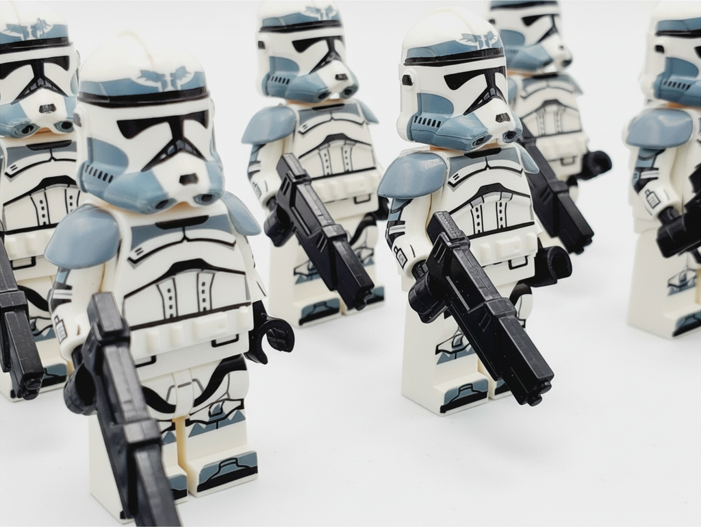 Star Wars Commander Wolffe Wolfpack Clones Armored Minifigures