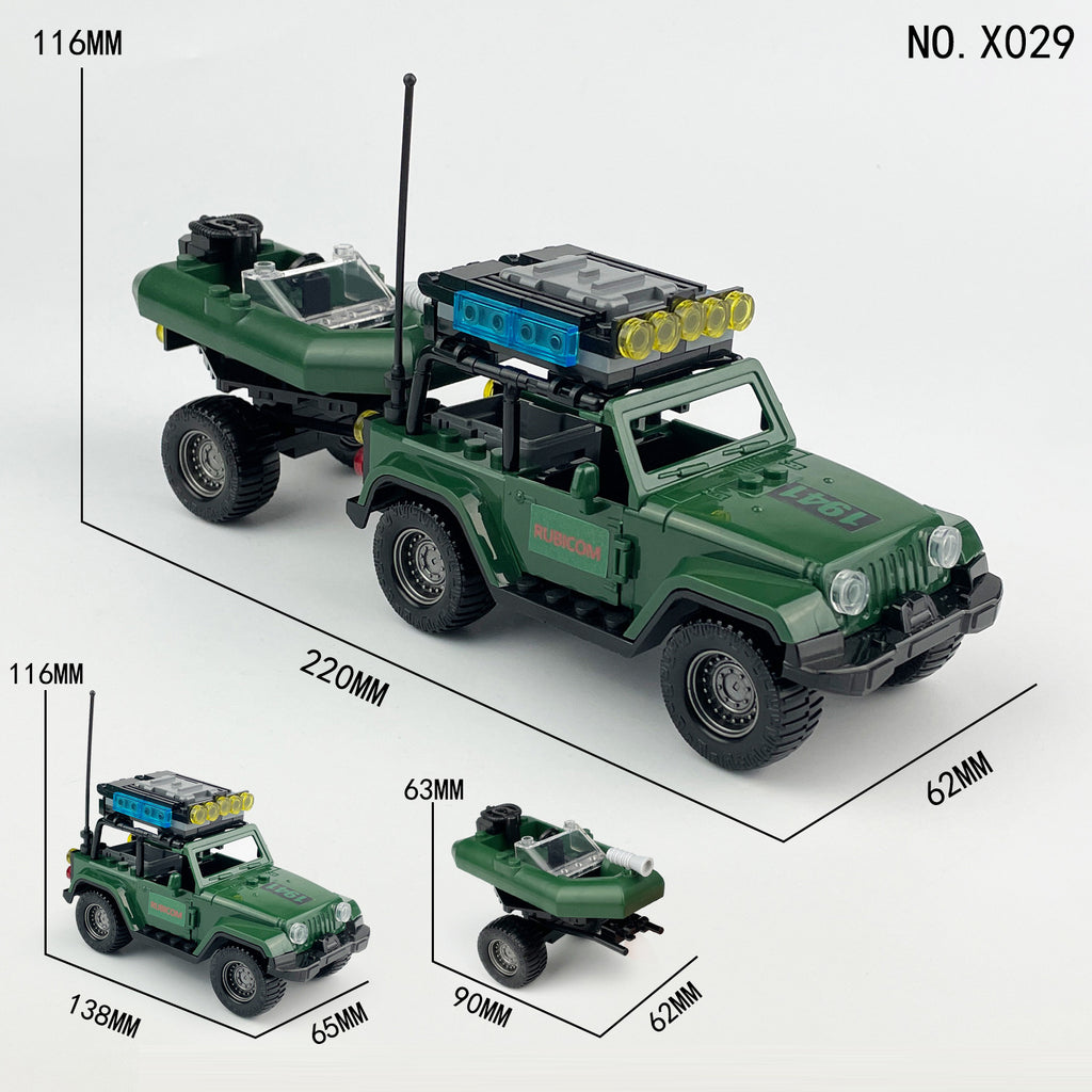 Army  Special Forces 12 Custom Minifigures + Jeep - L44