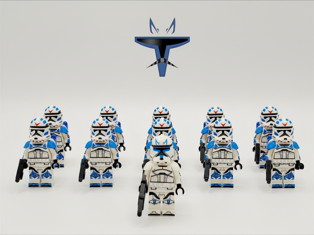 Star Wars Captain Rex 501st Jet Troopers Army 11 Minifigures Set
