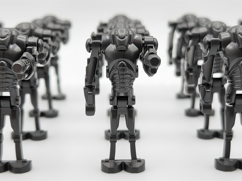 Star Wars B2 Super Battle Droids Custom Cannon Arm Set 20pcs Black and Gun Metal Gray