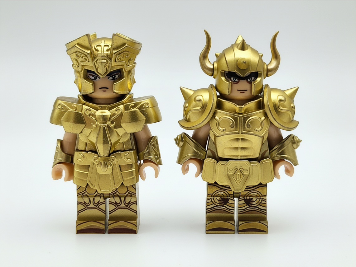 Saint Seiya Gold Saints Custom Anime Minifigures 6pcs Set 2