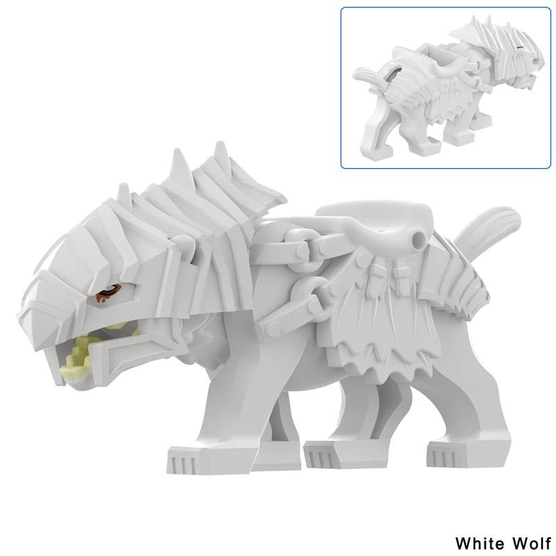 LOTR Orc Armored Wolves Mount Minifigures Collection