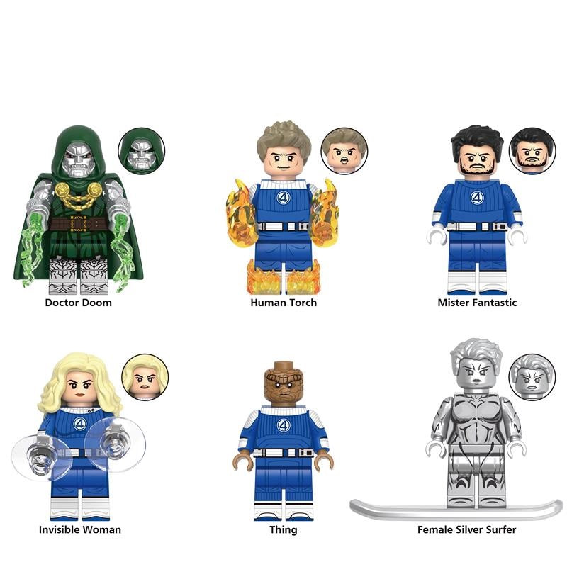 Marvel Super Heroes Fantastic Four Movie Custom Minifigures