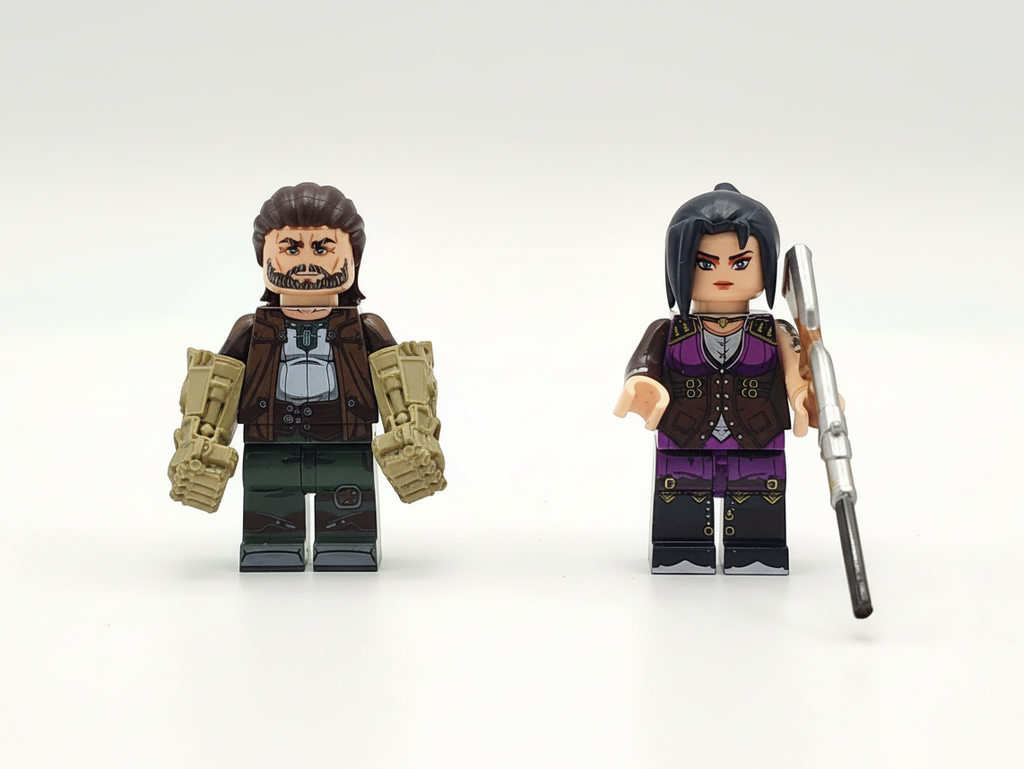 Lol League of Legends Arcane Custom Minifigures Set 8pcs