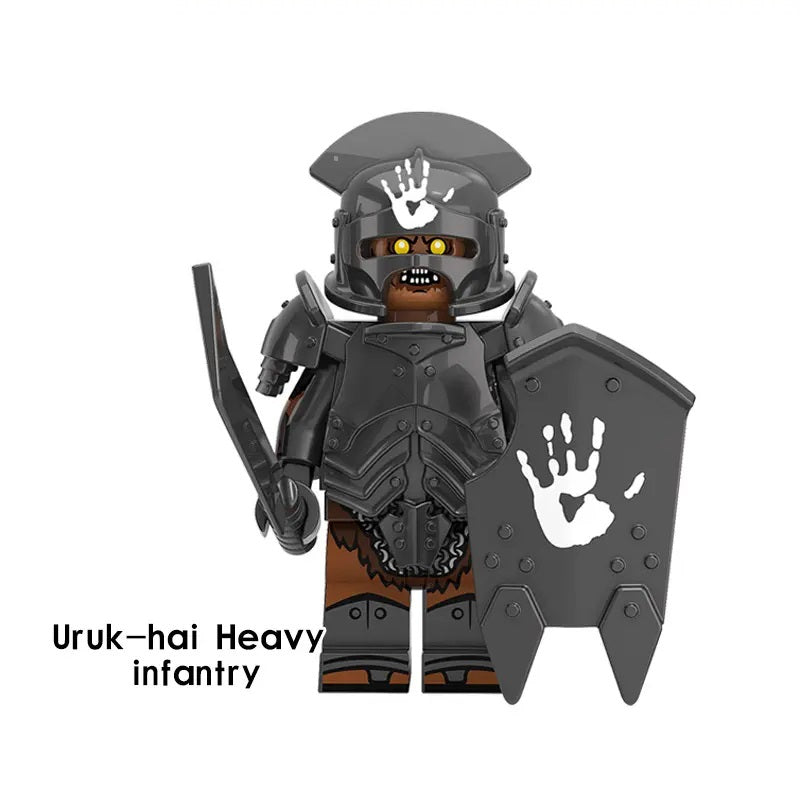 LOTR High Uruk-hai Orcs Gundabad Orcs Army Infantry Minifigures