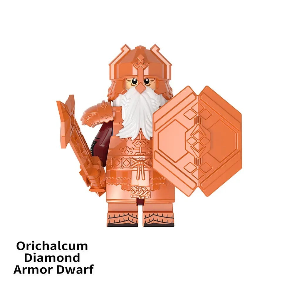 LOTR Iron Hill Dwarves Mountain Dwarves Army Infantry Minifigures