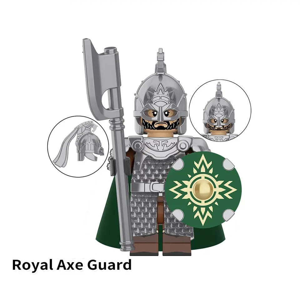 LOTR Rohan Royal Guards Army Infantry Minifigures