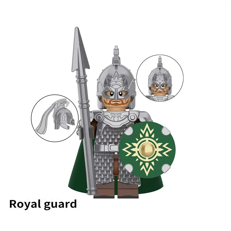 LOTR Rohan Royal Guards Army Infantry Minifigures
