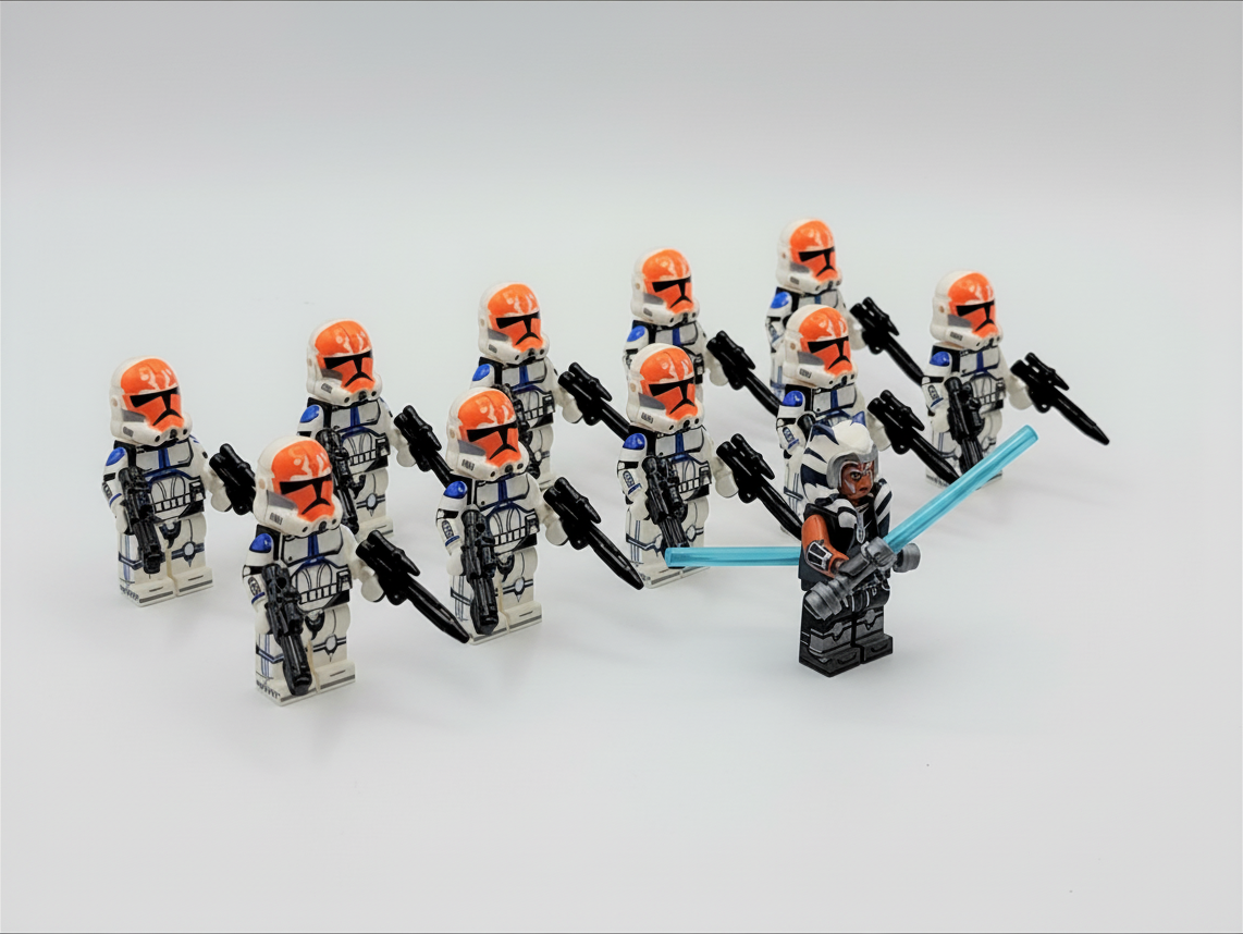 Star Wars 332nd Ahsoka Tano Phase 2 Clones Army 11 Minifigures Set