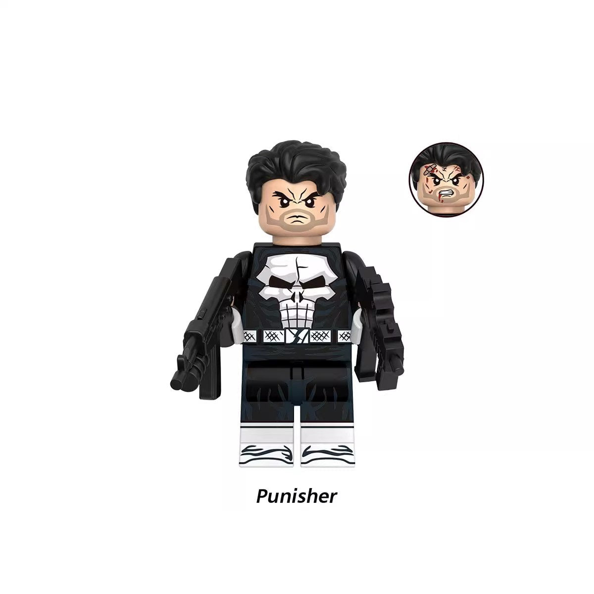 Marvel Super Heroes Dare Devil & Punisher Custom Minifigures