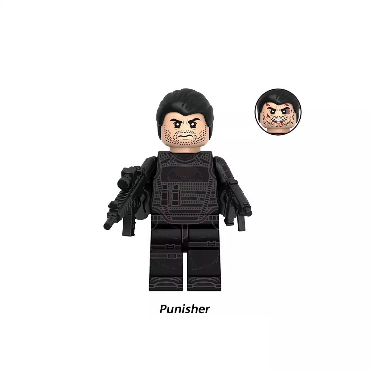 Marvel Super Heroes Dare Devil & Punisher Custom Minifigures