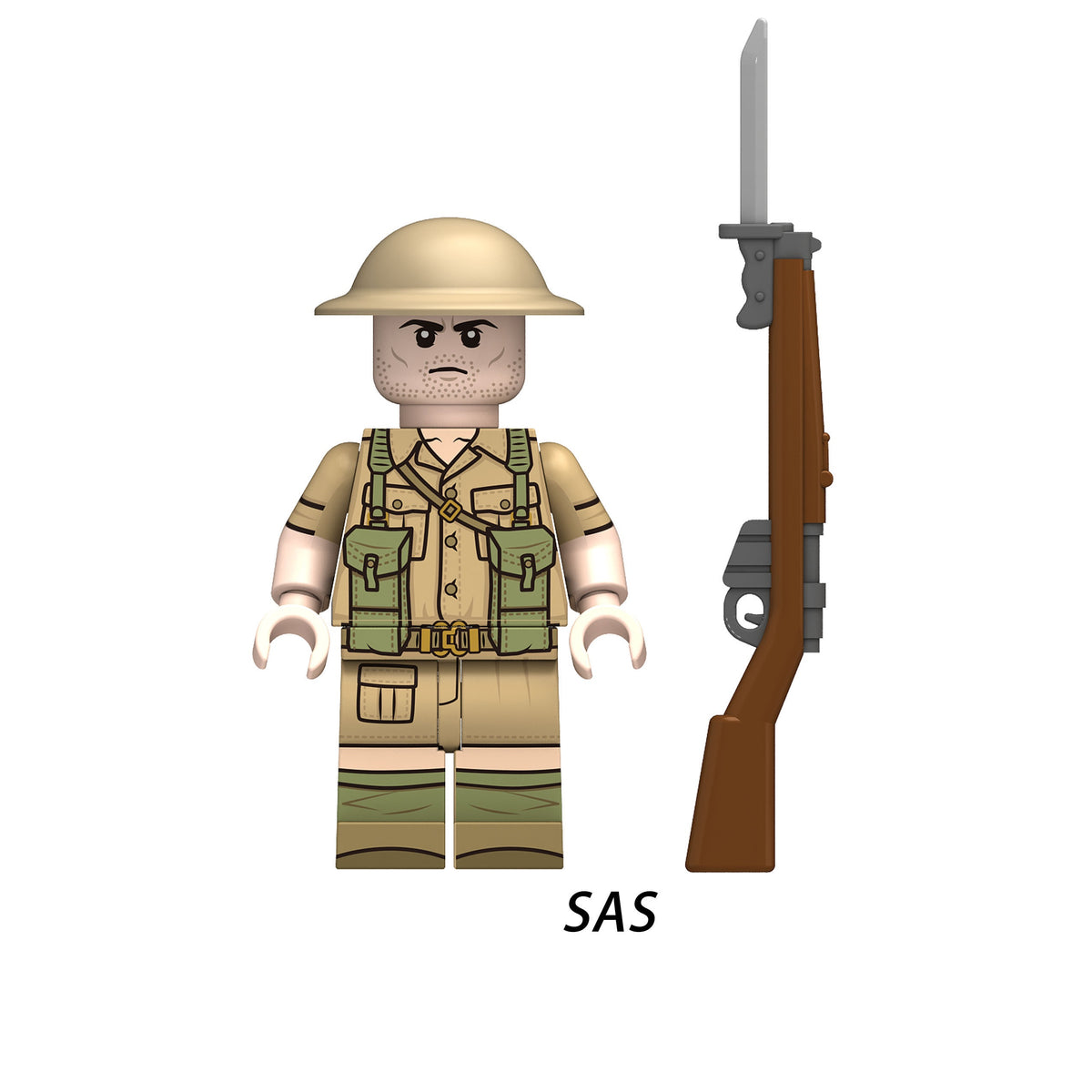 Historic Military Army Minifigures Single Sale 11