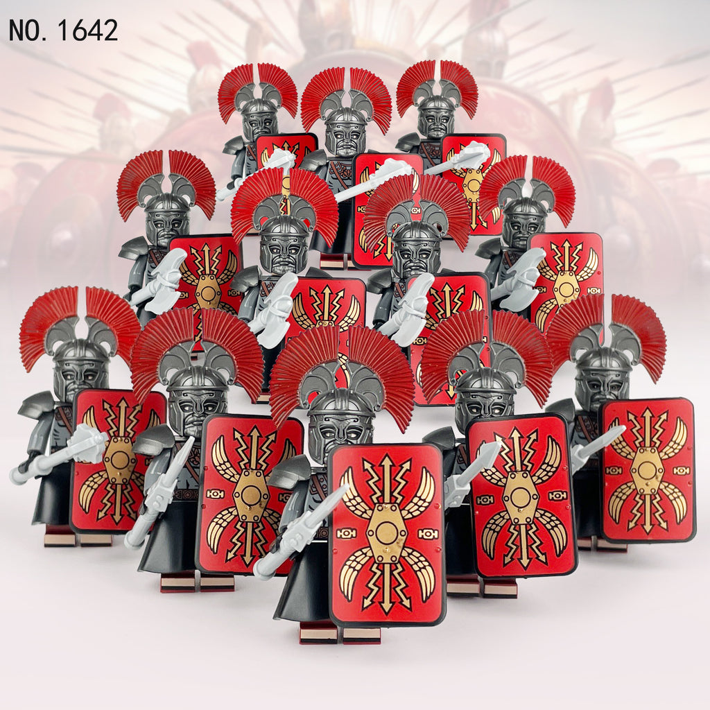 Medieval Roman Soldiers Army Custom 12 Minifigures Set 1642