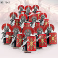 Medieval Roman Soldiers Army Custom 12 Minifigures Set 1642