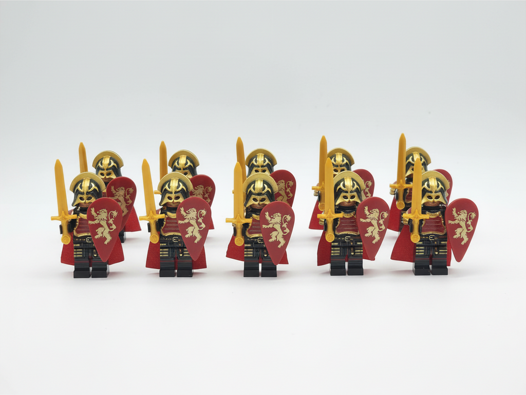 Game of Thrones House Lannister The Golden Knights Custom Minifigures Set
