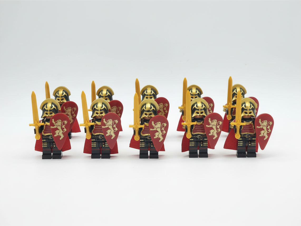 Game of Thrones House Lannister The Golden Knights Custom Minifigures Set