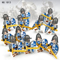 Medieval Knights and Soldiers Lot 12pcs - 1813