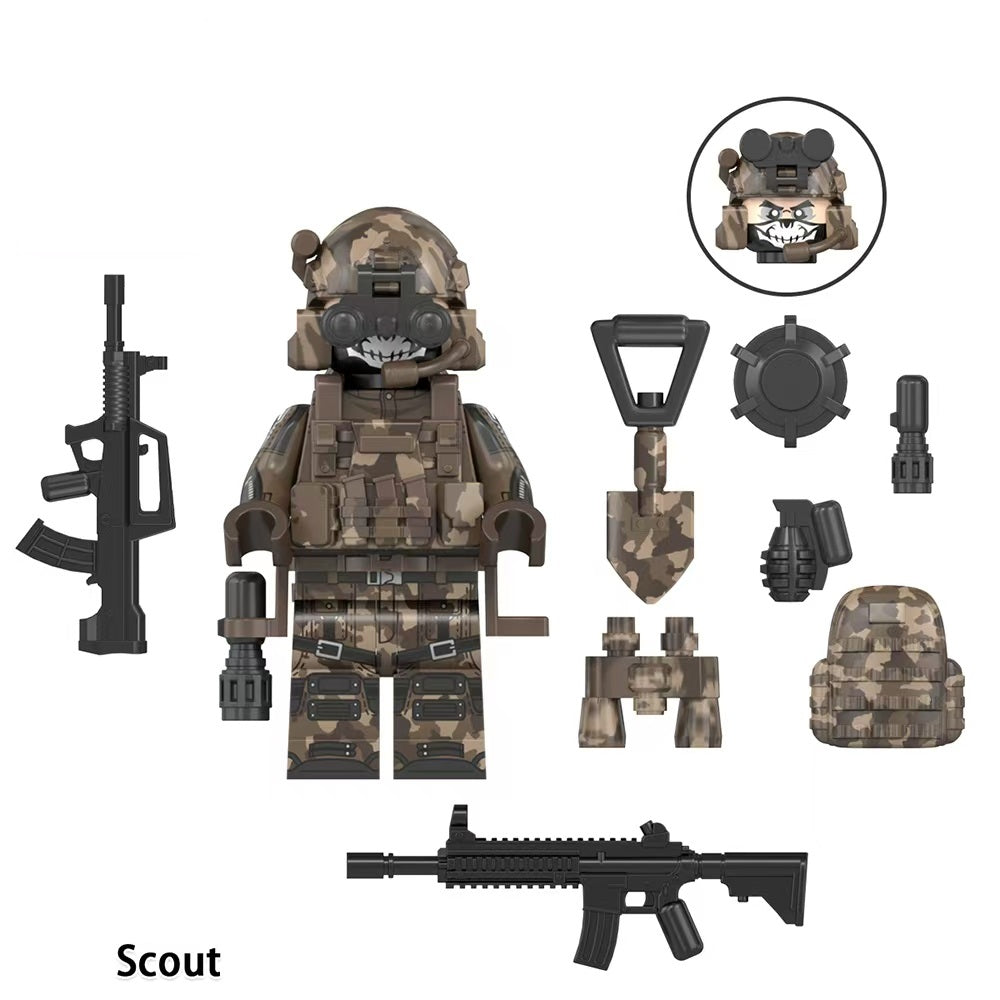 Special Forces Army Commandos Variations Custom Minifigures + Accessories 2