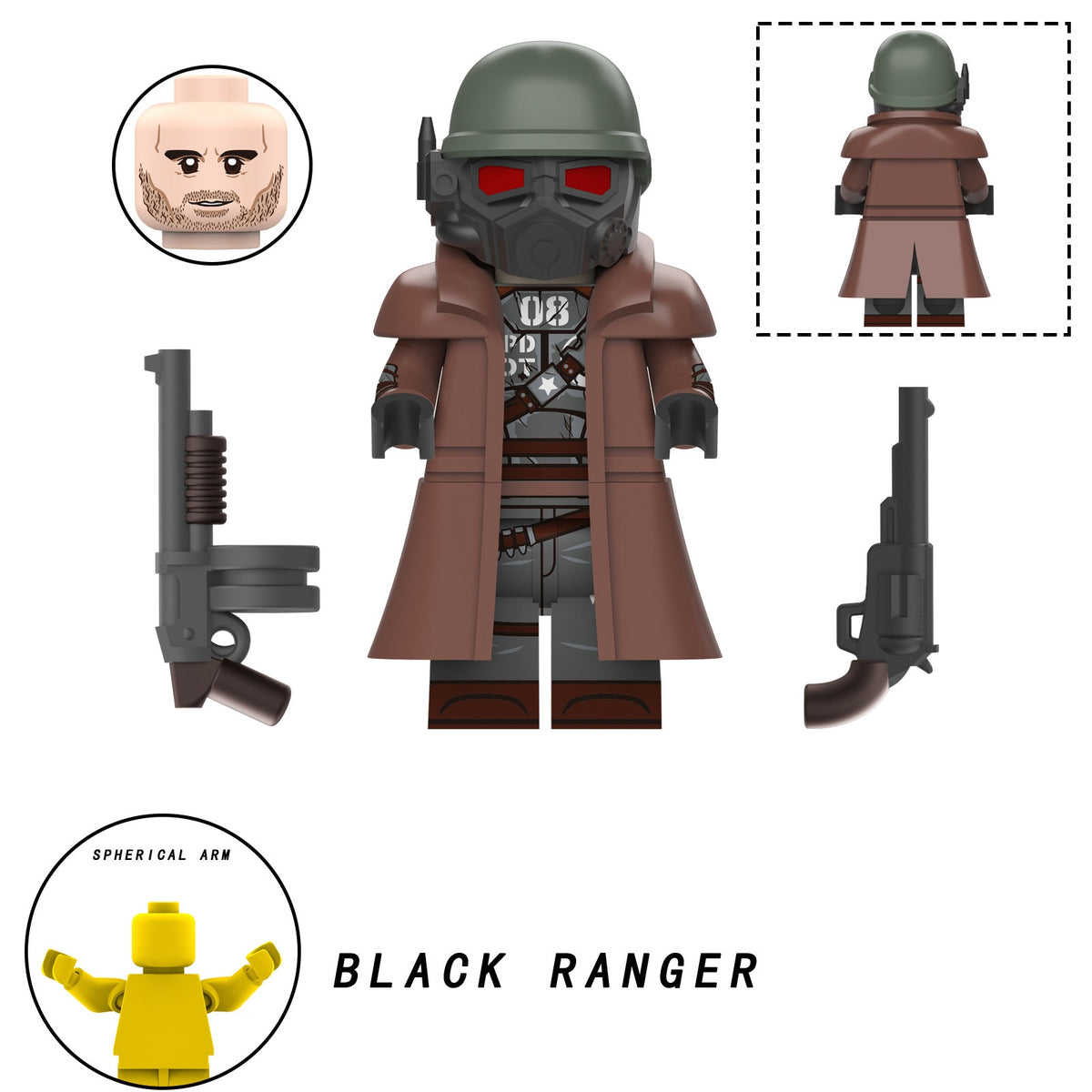 Fallout New California Republic Ranger Assortment Custom Minifigures