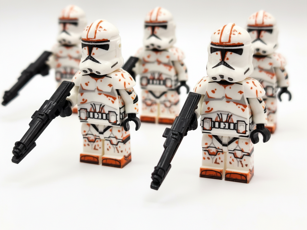Star Wars Phase 2 Desert Clone Troopers Custom Minifigures Set