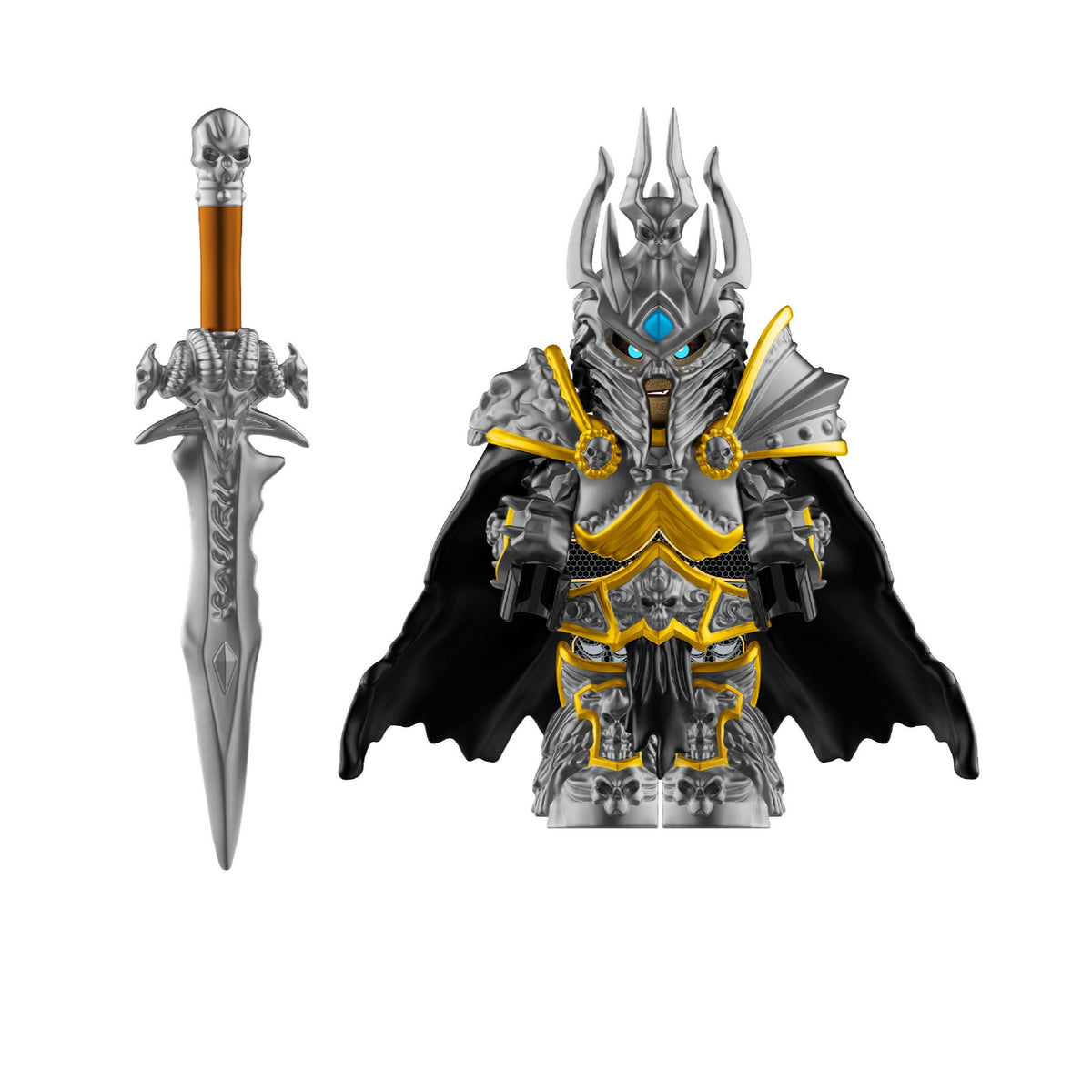 World of Warcraft Lich King Arthas Custom Minifigures