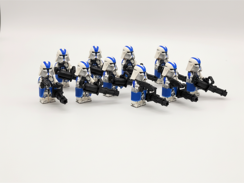Star Wars 501st Heavy Clone Troopers Custom Minifigures Set
