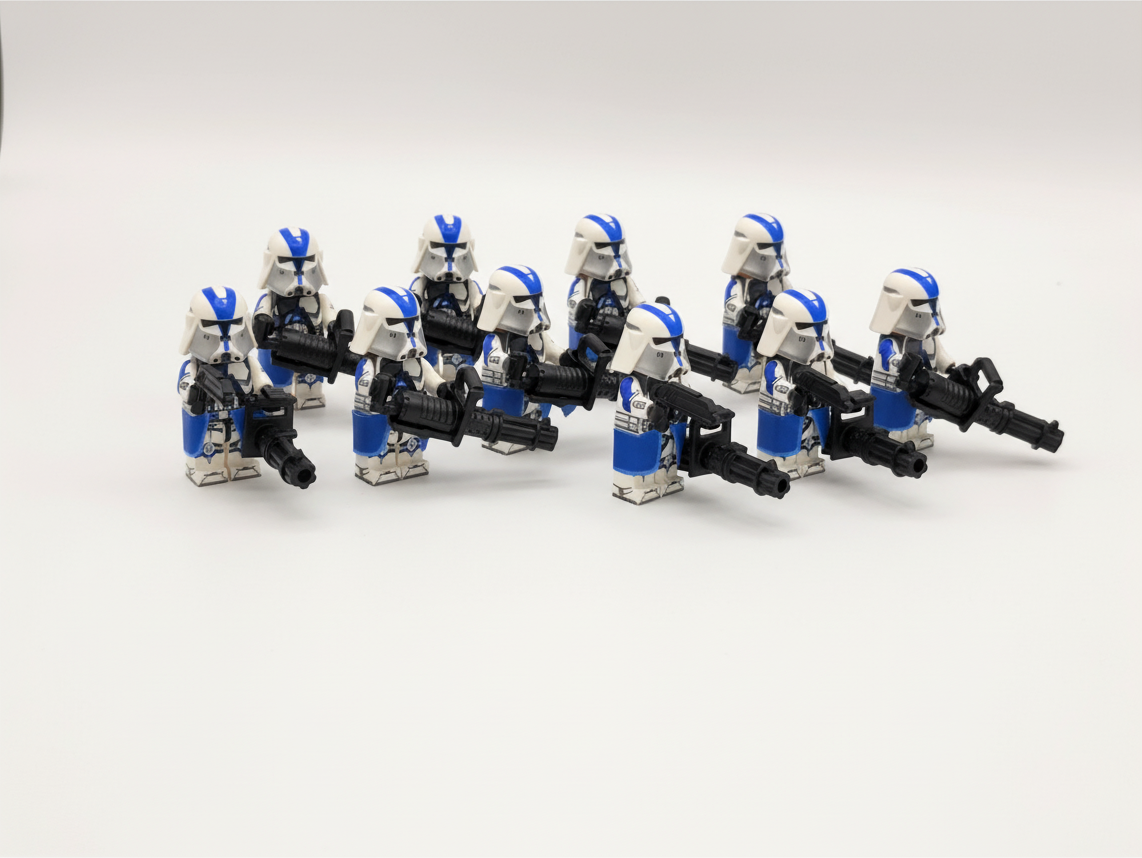 Star Wars 501st Heavy Clone Troopers Custom Minifigures Set
