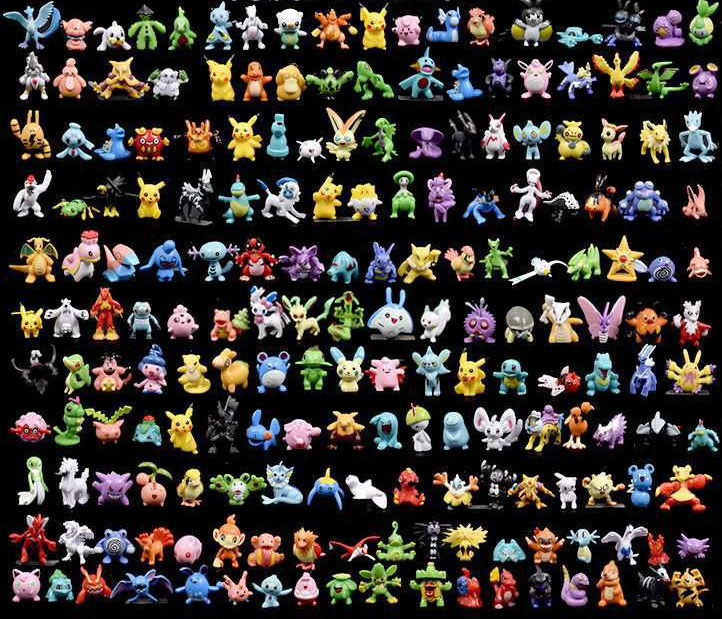 Pokemon 192 Custom Mini Action Figures
