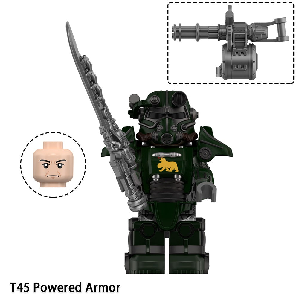Fallout Power Armor Assortment Custom Minifigures WM