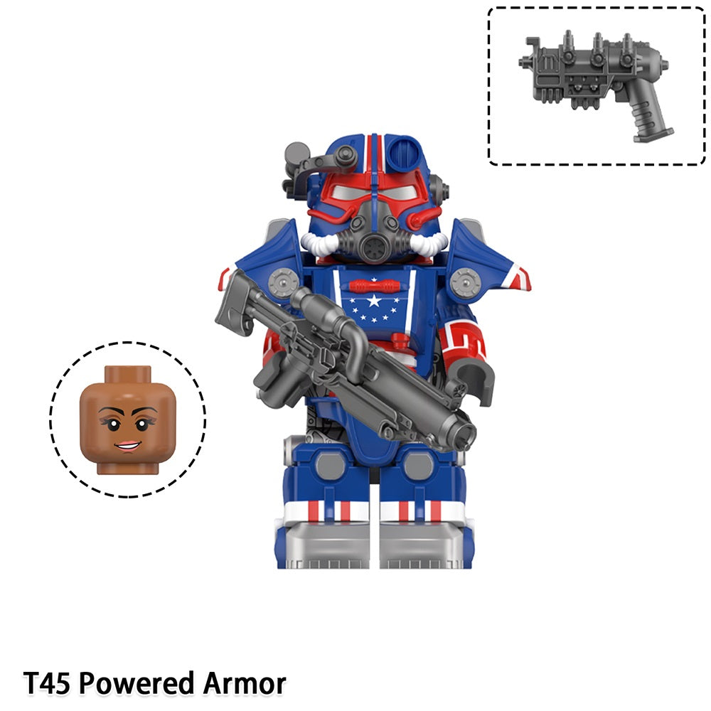 Fallout Power Armor Assortment Custom Minifigures WM