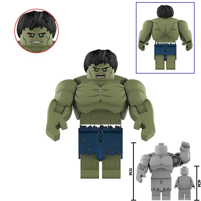 Marvel Super Heroes Custom Hulk Big Minifigures AF